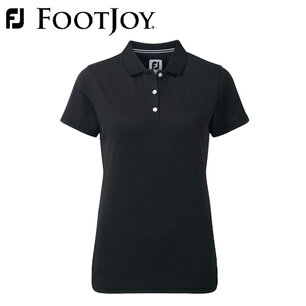 Footjoy Stretch Pique Poloshirt 94321 Dames Zwart