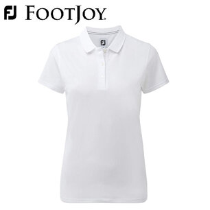 Footjoy Stretch Pique Poloshirt 88493 Dames Wit - Maat L
