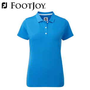 Footjoy Stretch Pique Poloshirt 94327 Dames Cobalt Blauw