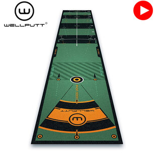 Wellputt Putting Mat Performance - 3m - Groen Wellputt Putting Mat Performance - 3m - Groen