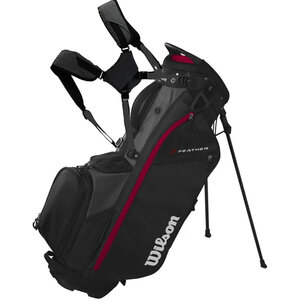 Wilson Feather Standbag - Zwart Rood